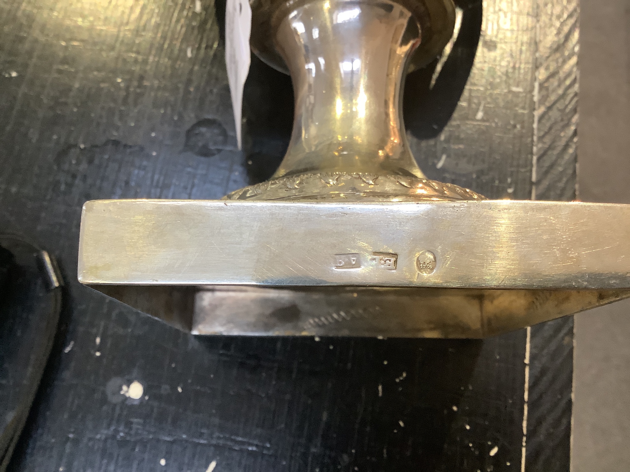 A late 18th century Russian silver samovar, with ivory spigot, master possibly Alexander Yarshinov?